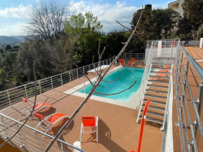 New 1BR AC villa Private Pool Mountain View